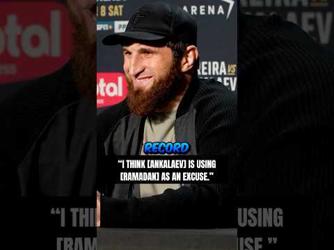 🙏🤔 MAGOMED ANKALAEV REACTS TO ALEX PEREIRA SAYING HE’S USING RAMADAN AS AN EXCUSE AT UFC 313