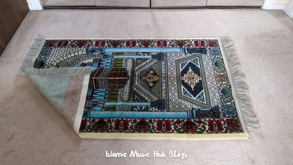 shaytan prayers on open prayer mat fold corners or myth